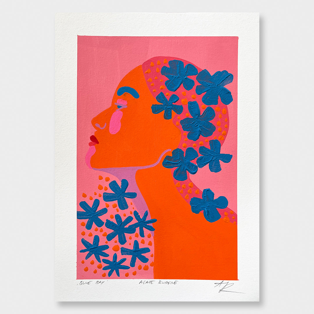 Blue Bay - Original Artwork on Paper