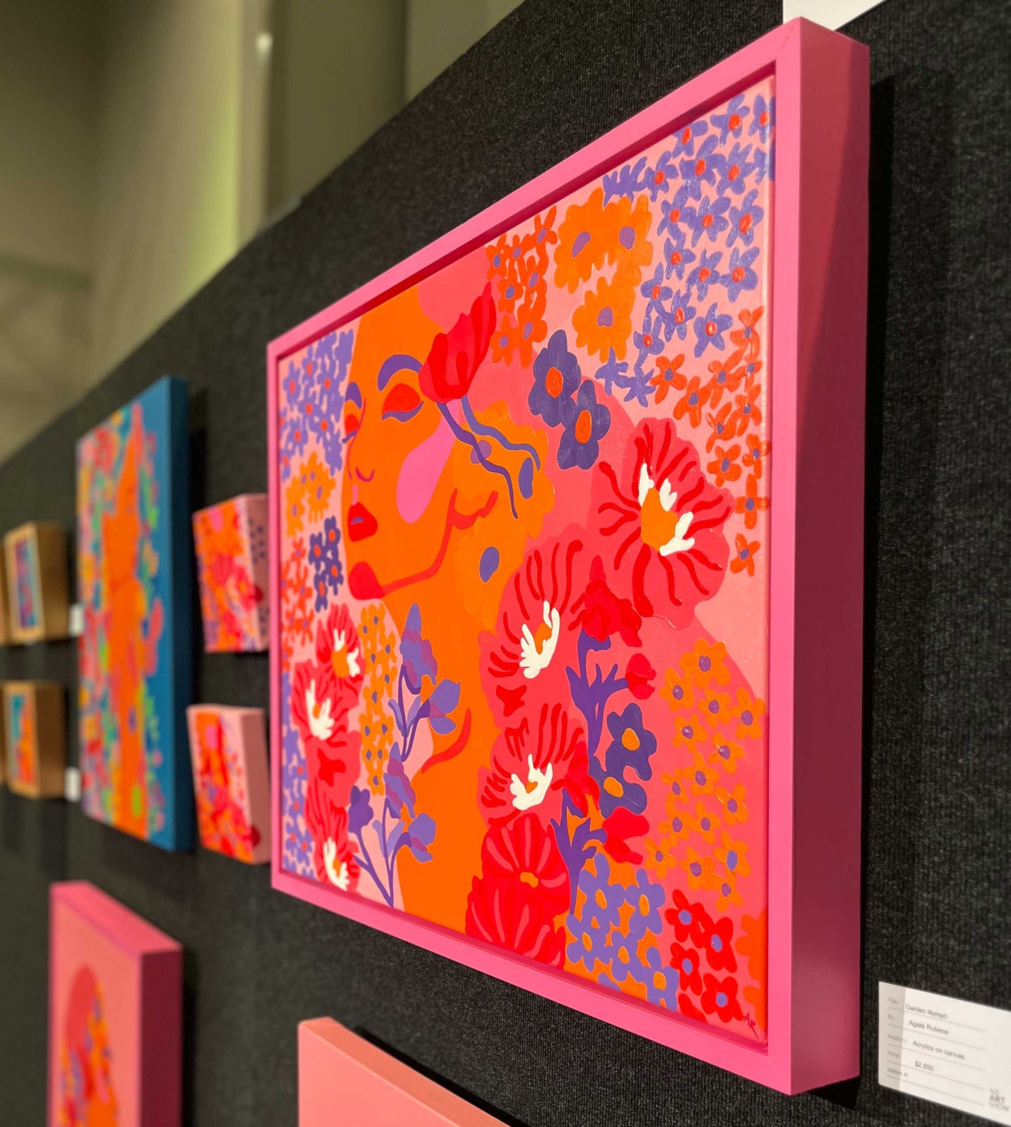 Garden Nymph - Original Artwork on Canvas