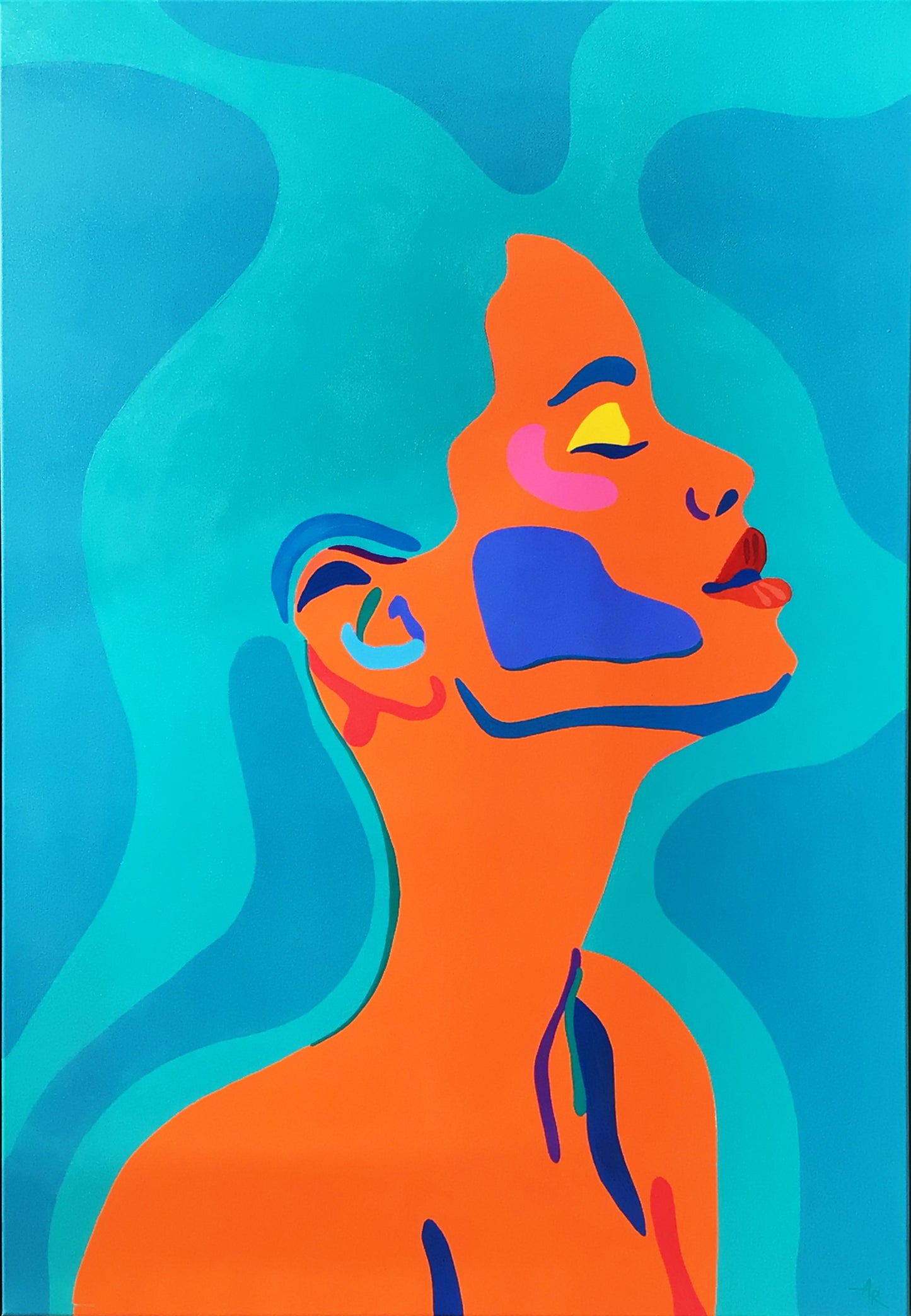 Ocean Goddess - Original Artwork on Canvas