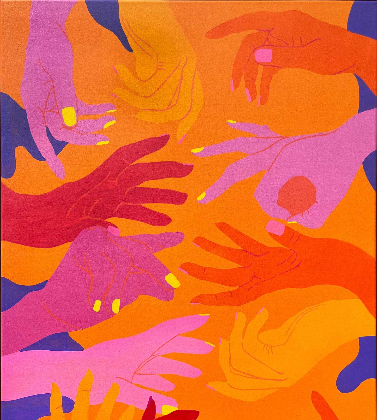 Excitement - Original Artwork on Canvas