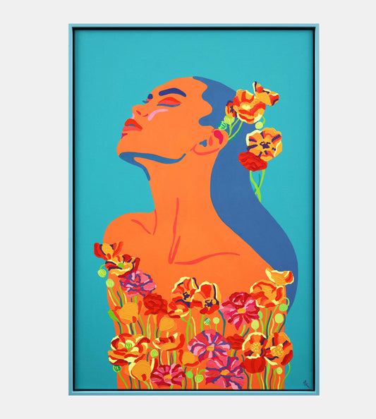 Blue Lotus Original Artwork