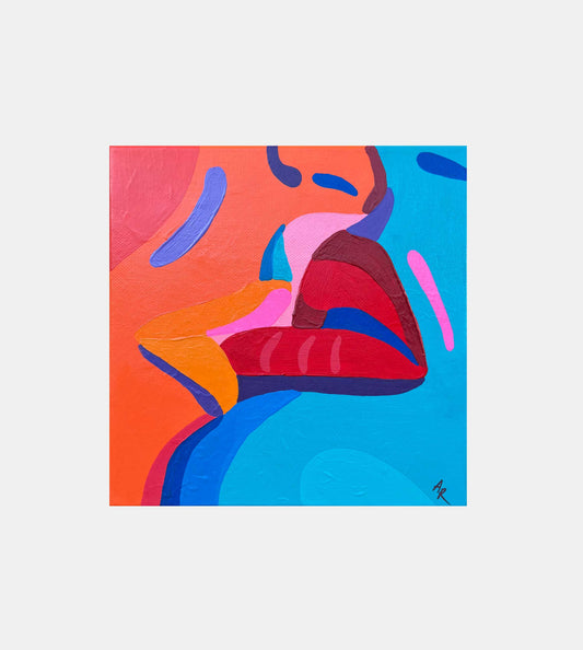 First Kiss - Original Artwork on Canvas