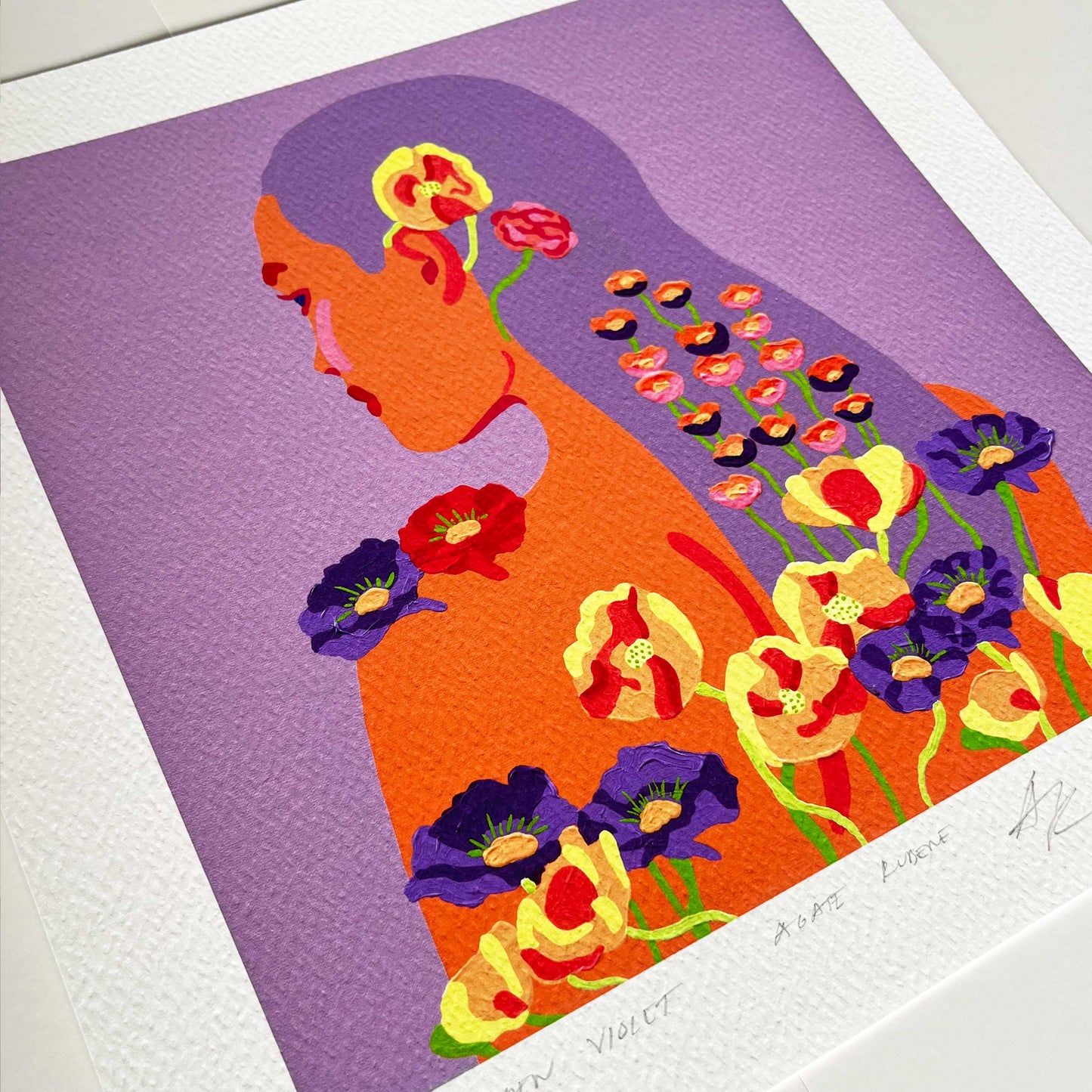 Golden Violet Limited Edition print