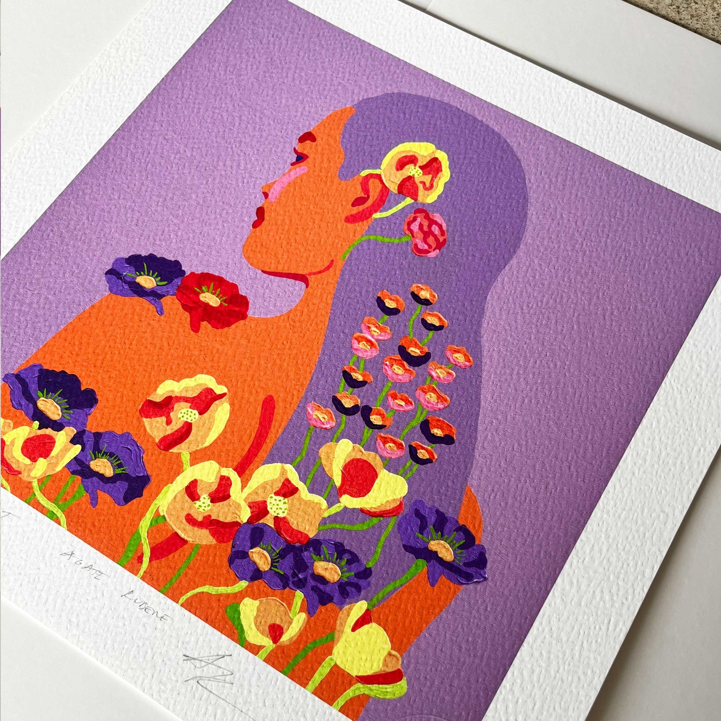 Golden Violet Limited Edition print