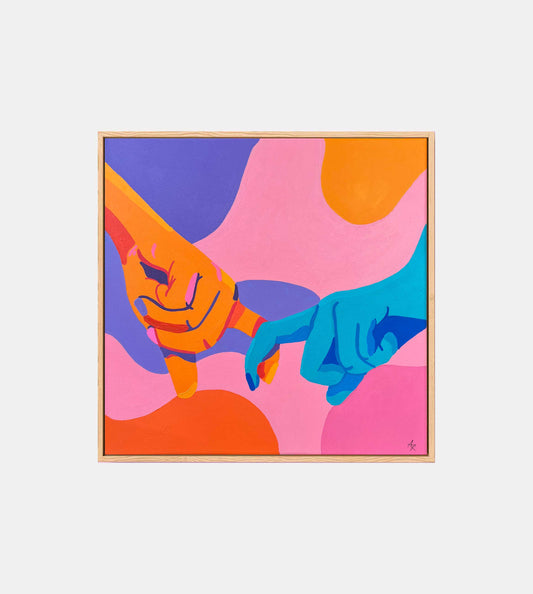 Pinky Promise - Original Artwork on Canvas
