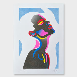 Flow Limited Edition Risograph print