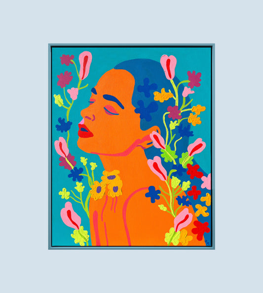 Sundown Flora Original Artwork