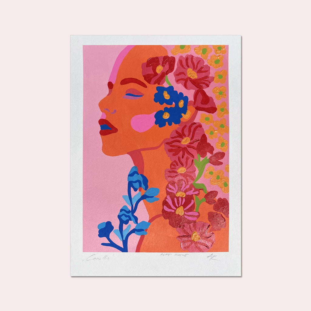 Camellia - Original Artwork on Paper