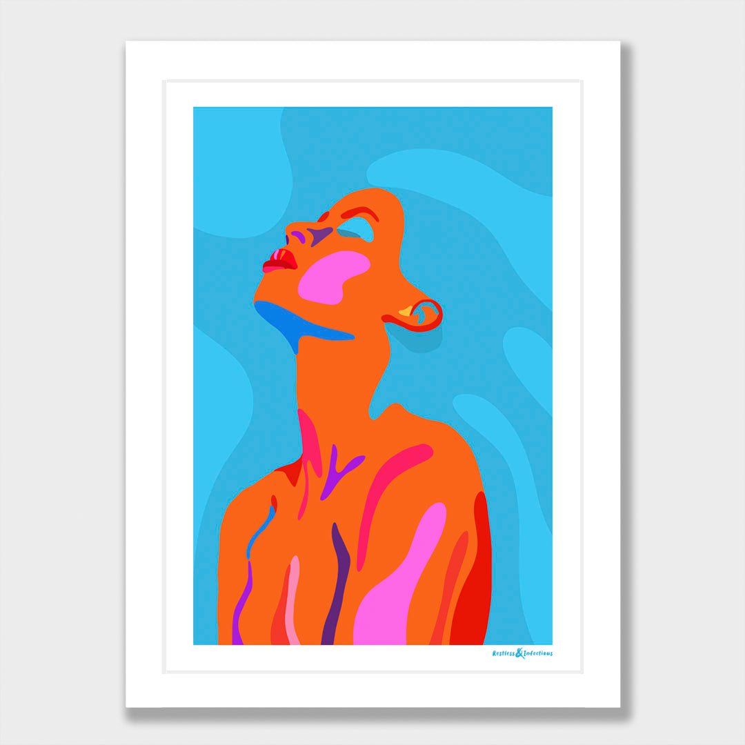 Turquoise Queen Limited Edition print A2-A0