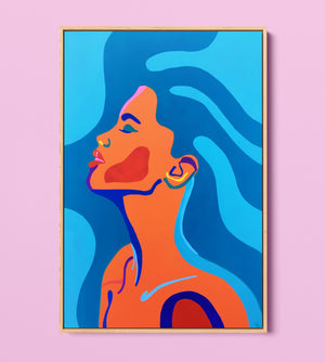 Aquamarine - Original Artwork on Canvas