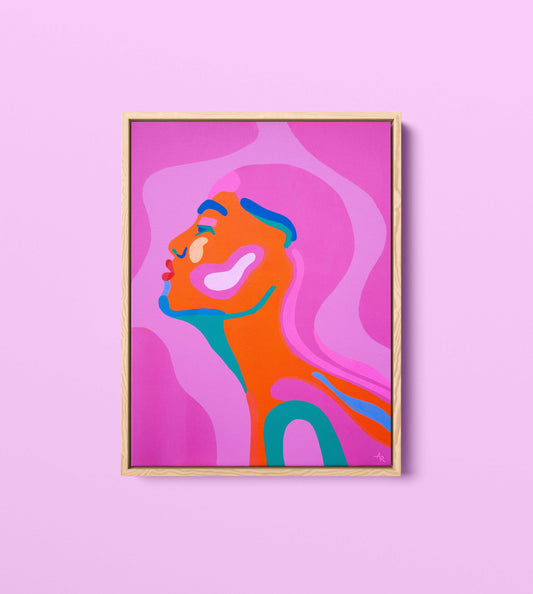 Bubble Gum - Original Artwork on Canvas