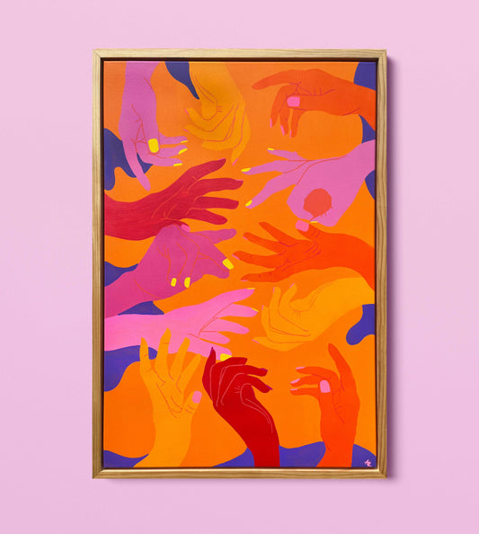 Excitement - Original Artwork on Canvas
