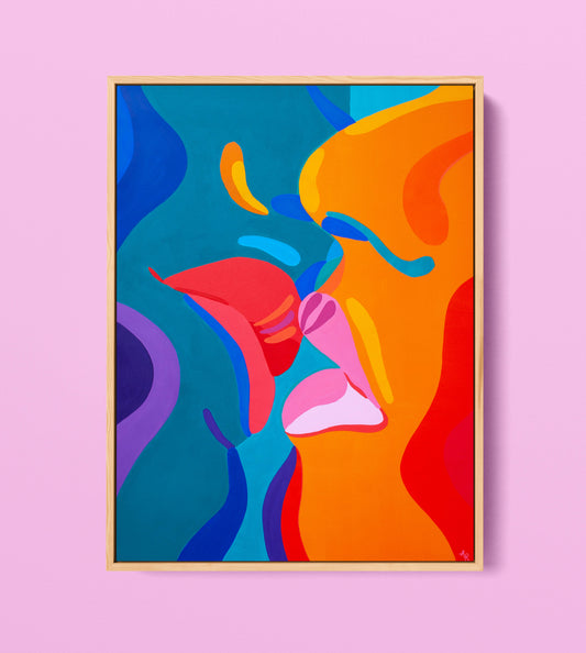 Lovers - Original Artwork on Canvas