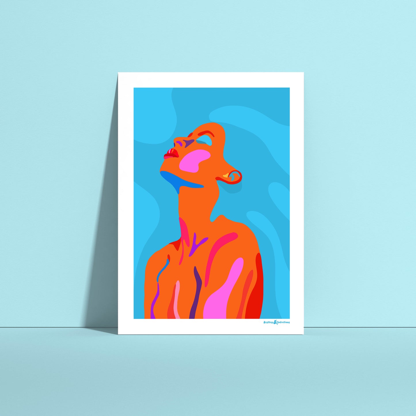 Turquoise Queen Limited Edition print A2-A0